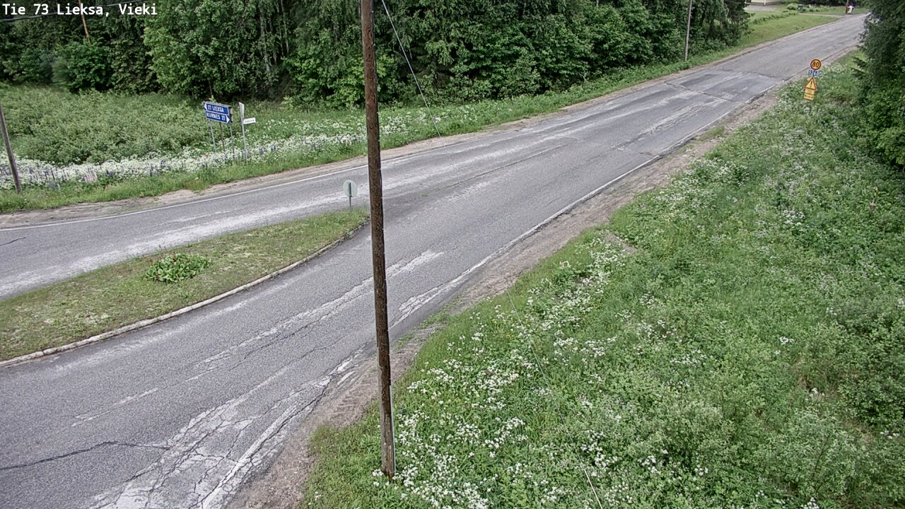 Weather Camera Image Väg 73 Lieksa, Vieki, Lieksa, Pohjois-Karjala