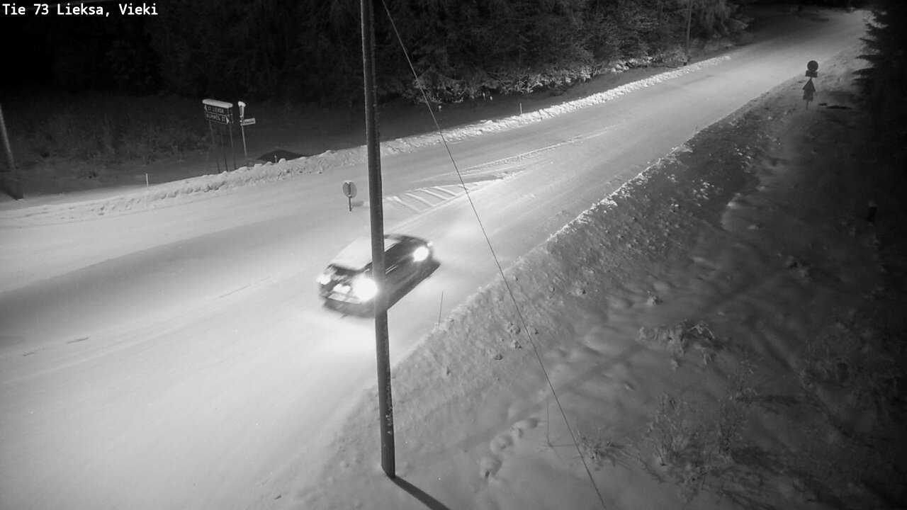 Kelikamerat Kuva Tie 73 Lieksa; Vieki, Lieksa, Pohjois-Karjala