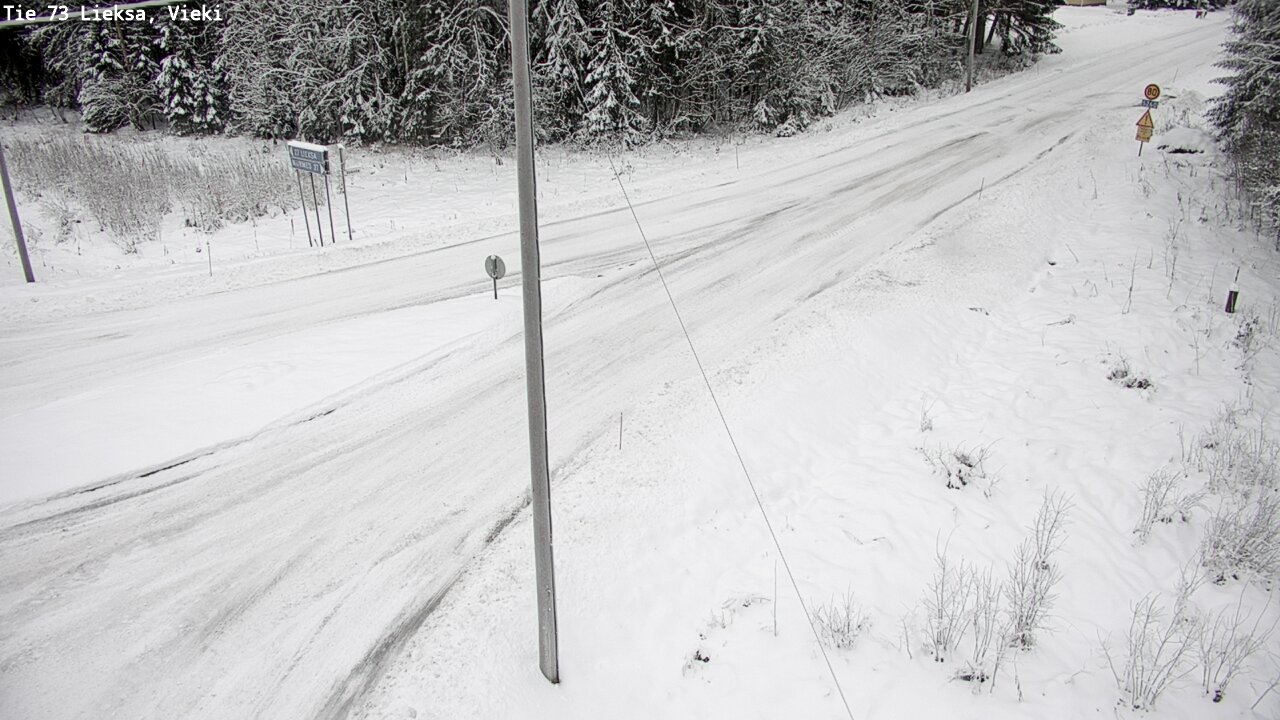 Kelikamerat Kuva Tie 73 Lieksa; Vieki, Lieksa, Pohjois-Karjala