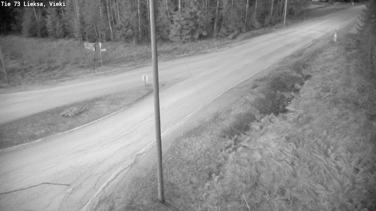 Weather Camera Image Väg 73 Lieksa, Vieki, Lieksa, Pohjois-Karjala