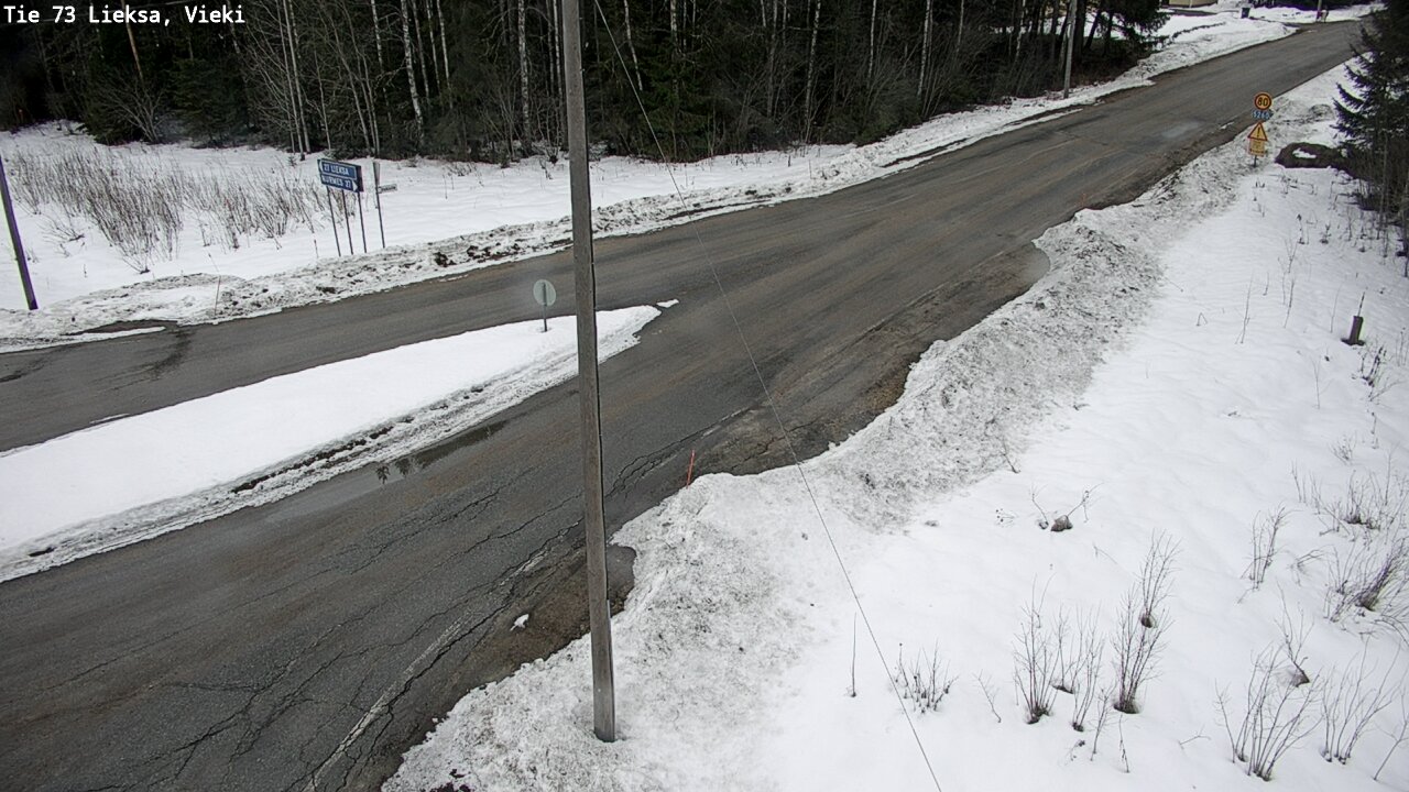 Kelikamerat Kuva Tie 73 Lieksa; Vieki, Lieksa, Pohjois-Karjala