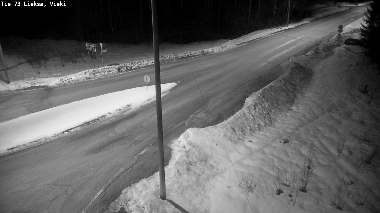 Weather Camera Image Road 73 Lieksa, Vieki, Lieksa, Pohjois-Karjala