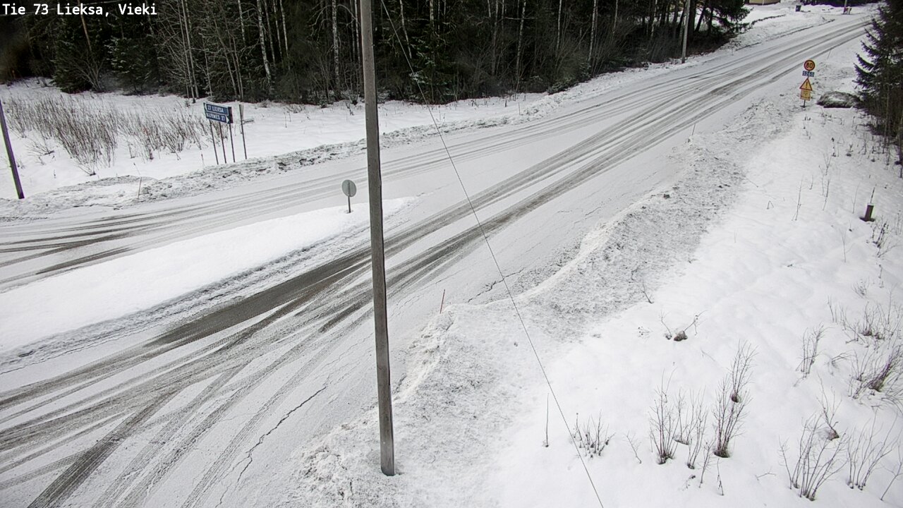 Kelikamerat Kuva Tie 73 Lieksa; Vieki, Lieksa, Pohjois-Karjala