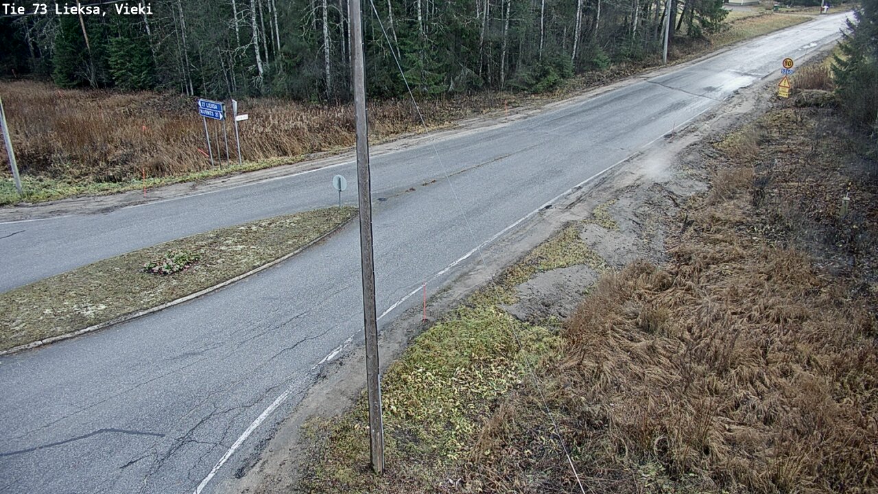 Kelikamerat Kuva Tie 73 Lieksa; Vieki, Lieksa, Pohjois-Karjala