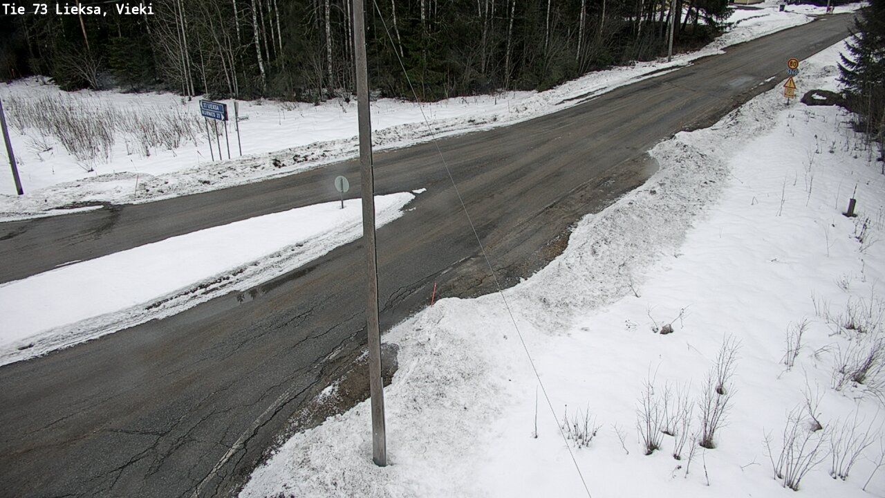 Kelikamerat Kuva Tie 73 Lieksa; Vieki, Lieksa, Pohjois-Karjala