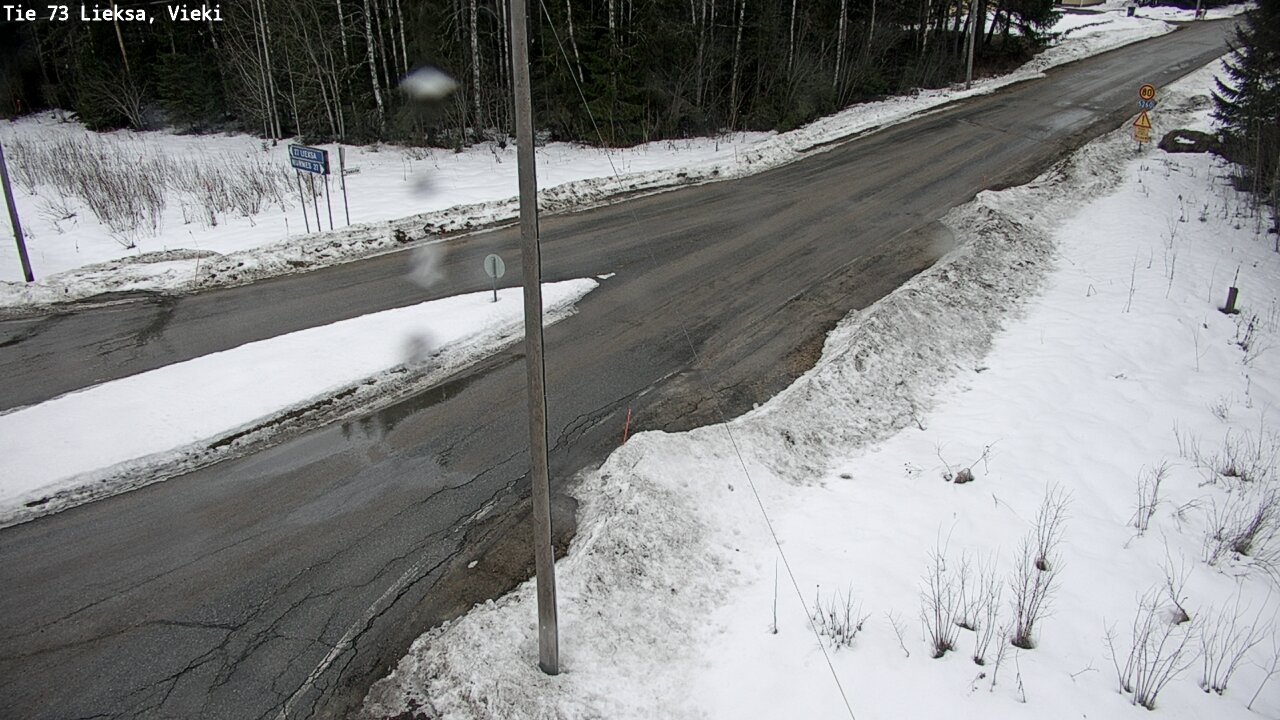 Weather Camera Image Väg 73 Lieksa, Vieki, Lieksa, Pohjois-Karjala