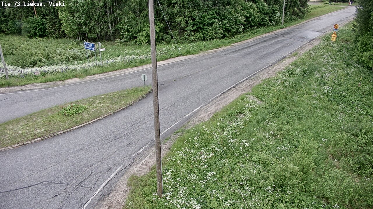 Kelikamerat Kuva Tie 73 Lieksa; Vieki, Lieksa, Pohjois-Karjala