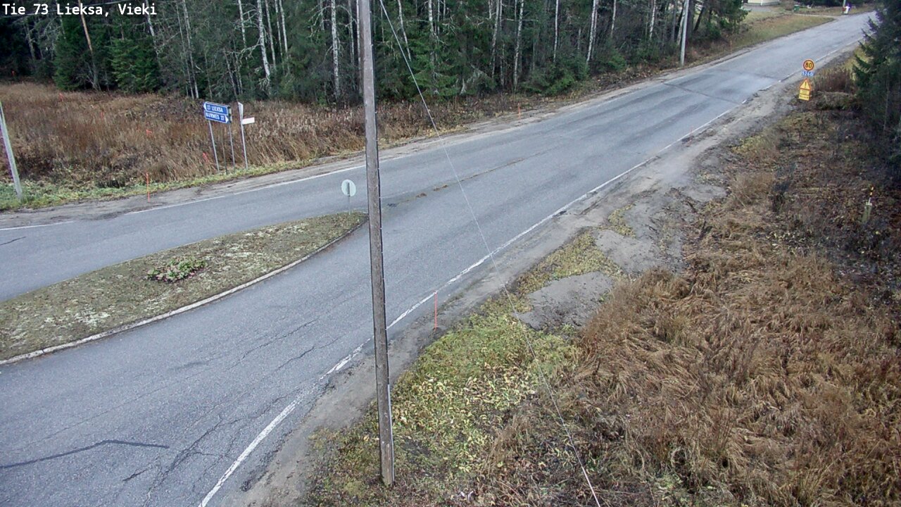 Kelikamerat Kuva Tie 73 Lieksa; Vieki, Lieksa, Pohjois-Karjala