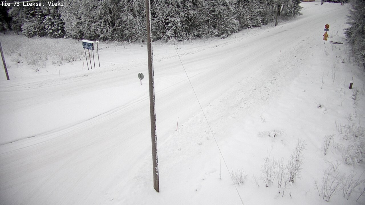 Kelikamerat Kuva Tie 73 Lieksa; Vieki, Lieksa, Pohjois-Karjala