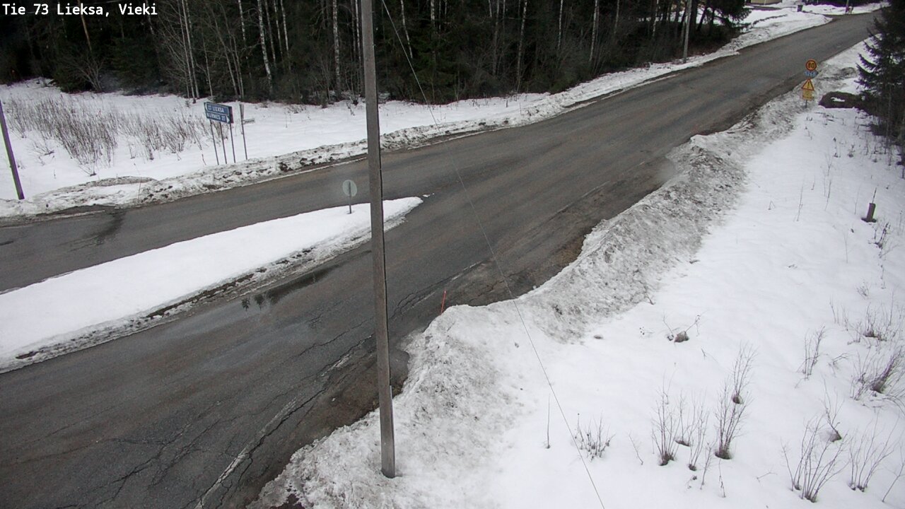 Weather Camera Image Road 73 Lieksa, Vieki, Lieksa, Pohjois-Karjala