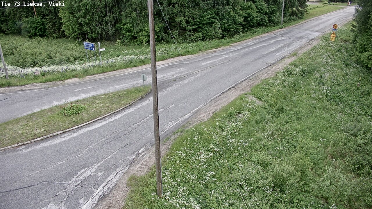 Kelikamerat Kuva Tie 73 Lieksa; Vieki, Lieksa, Pohjois-Karjala