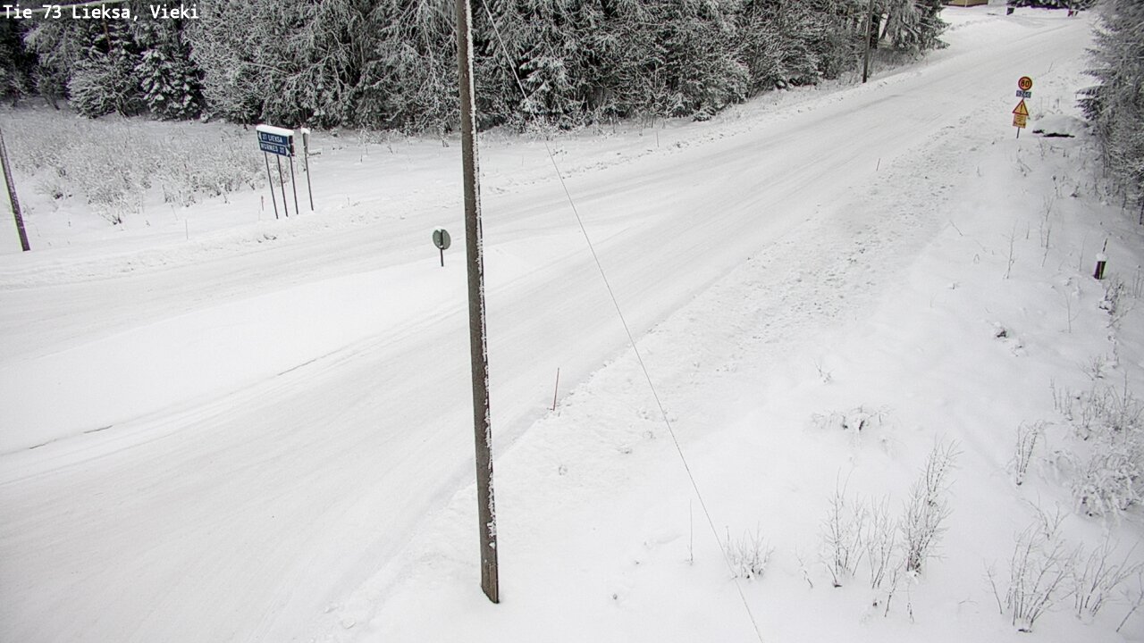 Kelikamerat Kuva Tie 73 Lieksa; Vieki, Lieksa, Pohjois-Karjala