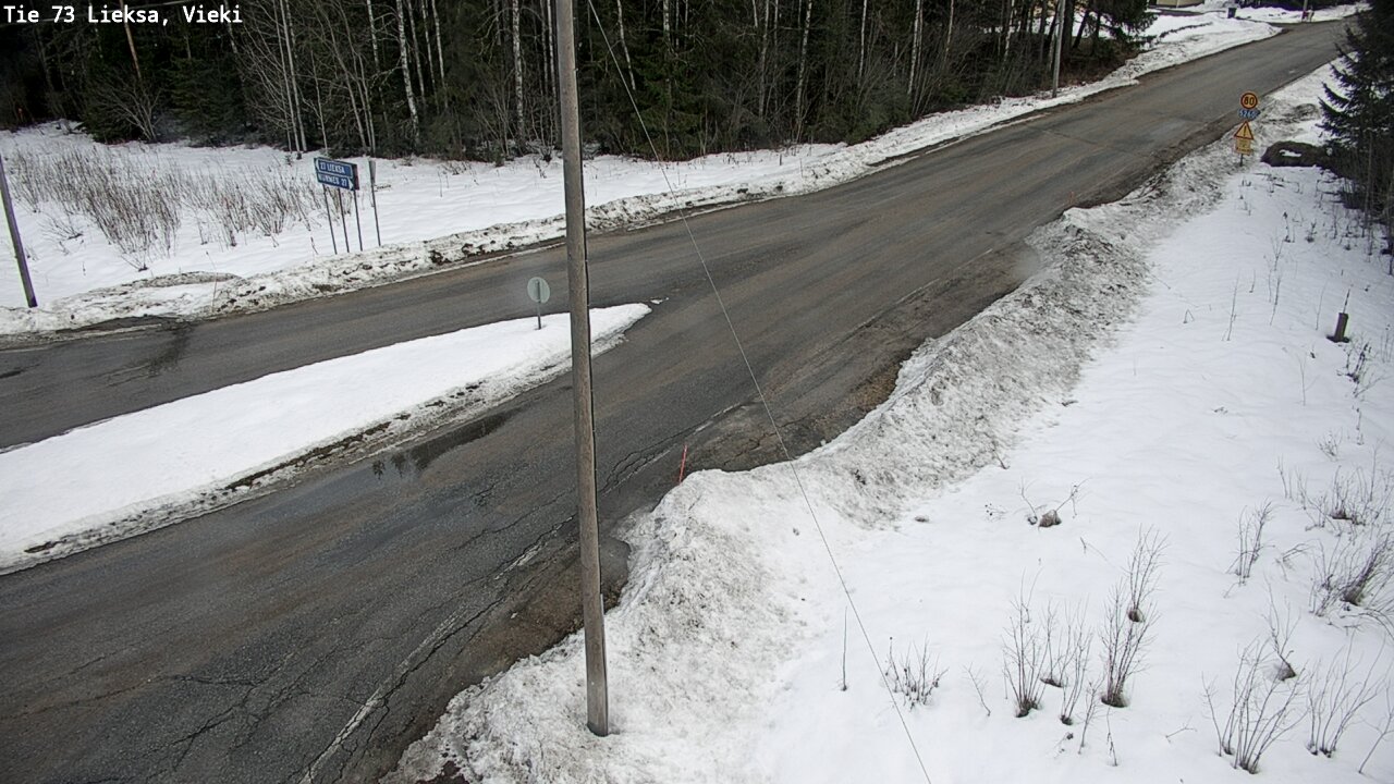 Weather Camera Image Road 73 Lieksa, Vieki, Lieksa, Pohjois-Karjala