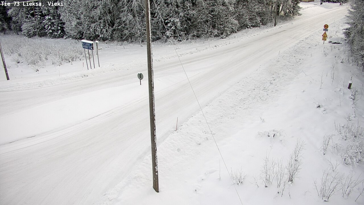 Kelikamerat Kuva Tie 73 Lieksa; Vieki, Lieksa, Pohjois-Karjala