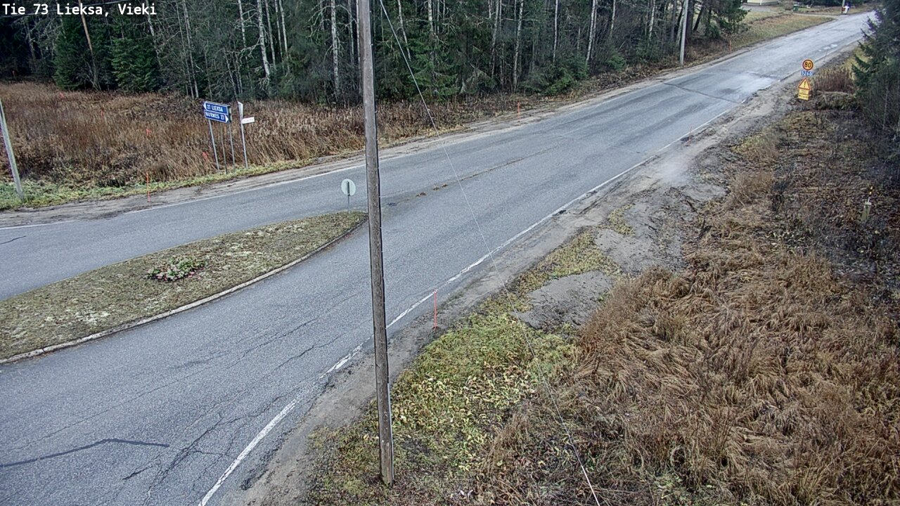 Kelikamerat Kuva Tie 73 Lieksa; Vieki, Lieksa, Pohjois-Karjala