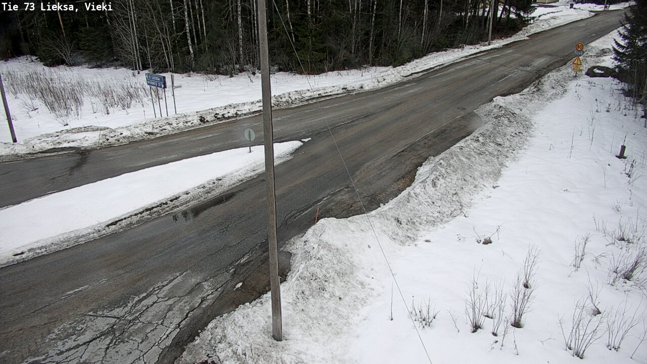Kelikamerat Kuva Tie 73 Lieksa; Vieki, Lieksa, Pohjois-Karjala