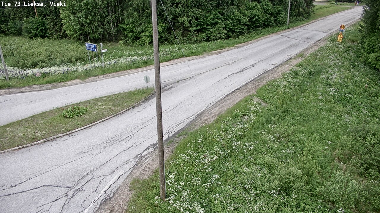 Kelikamerat Kuva Tie 73 Lieksa; Vieki, Lieksa, Pohjois-Karjala
