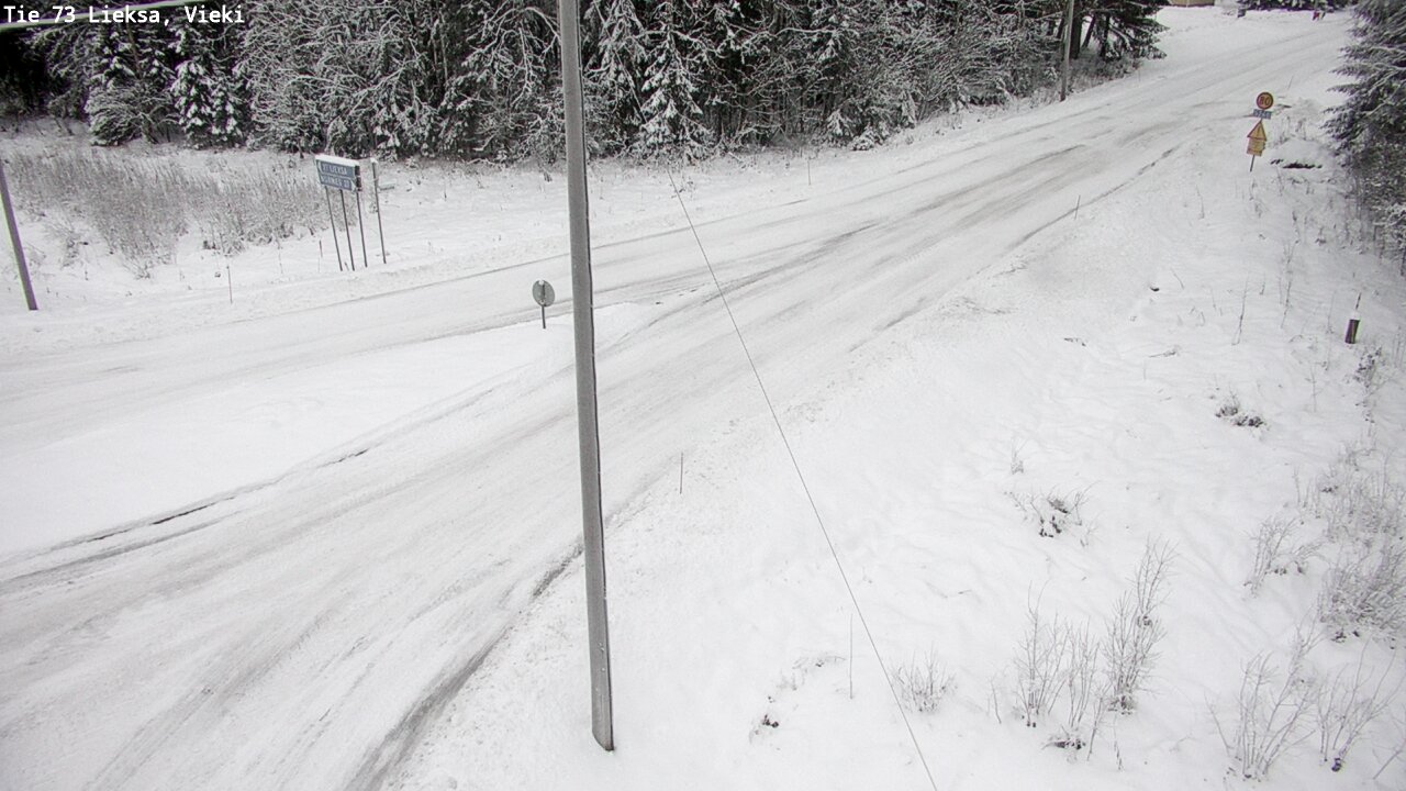Kelikamerat Kuva Tie 73 Lieksa; Vieki, Lieksa, Pohjois-Karjala