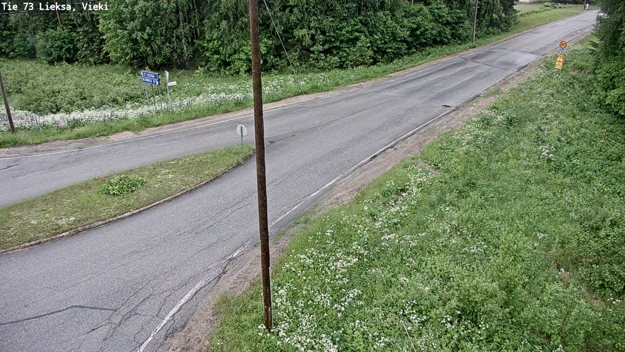 Kelikamerat Kuva Tie 73 Lieksa; Vieki, Lieksa, Pohjois-Karjala