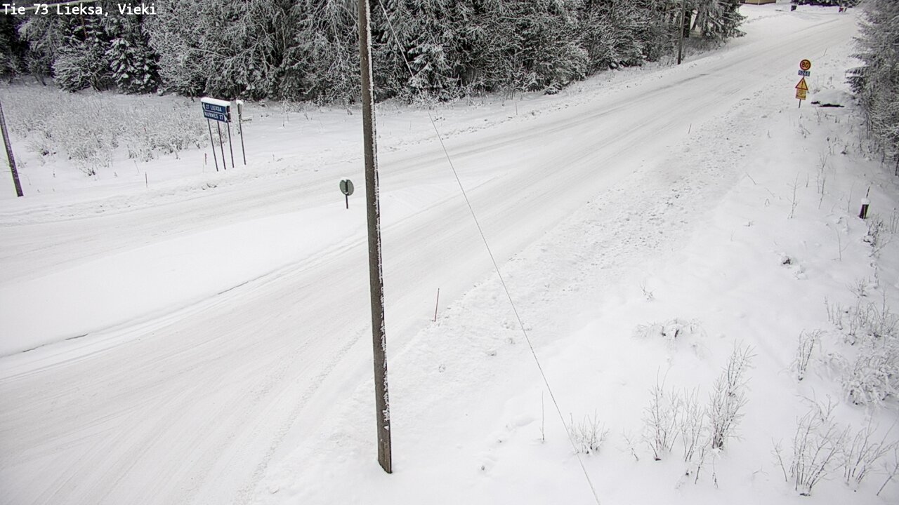 Weather Camera Image Väg 73 Lieksa, Vieki, Lieksa, Pohjois-Karjala