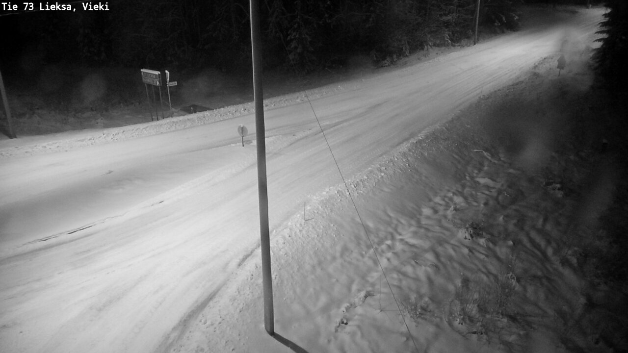 Weather Camera Image Väg 73 Lieksa, Vieki, Lieksa, Pohjois-Karjala