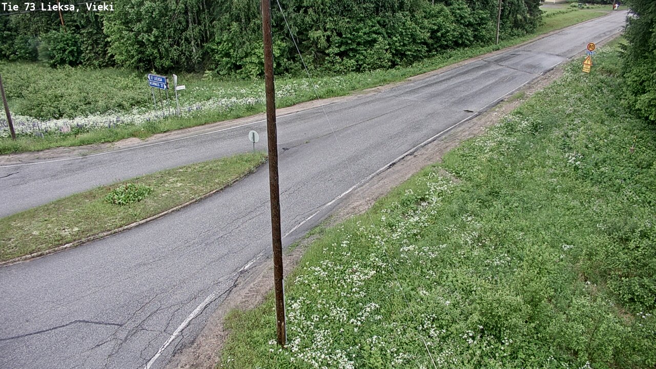 Kelikamerat Kuva Tie 73 Lieksa; Vieki, Lieksa, Pohjois-Karjala