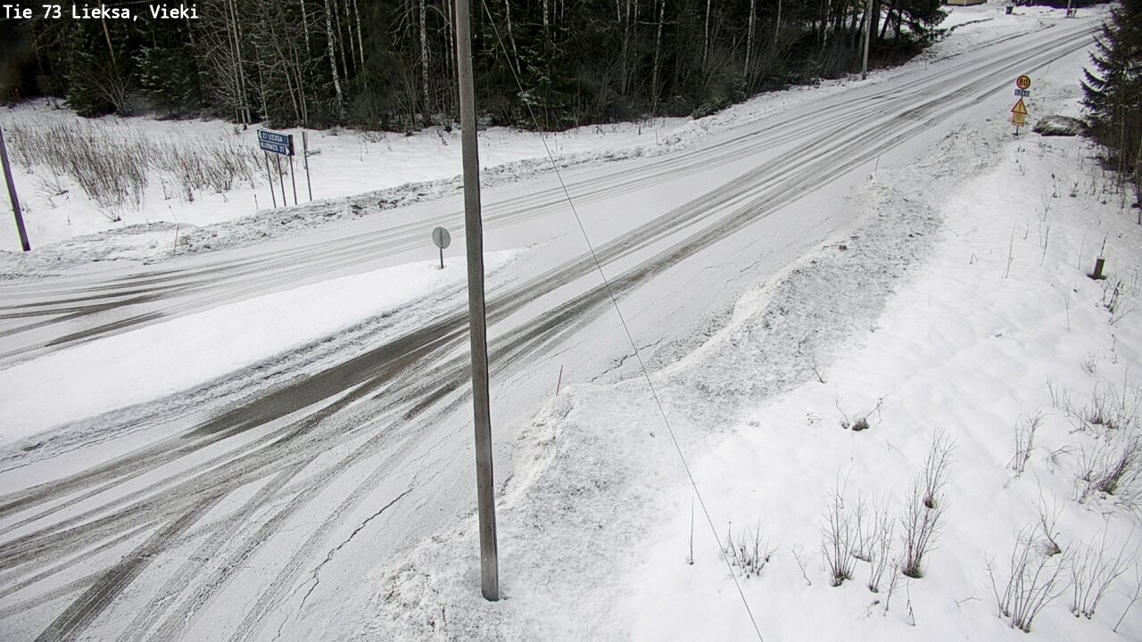 Kelikamerat Kuva Tie 73 Lieksa; Vieki, Lieksa, Pohjois-Karjala