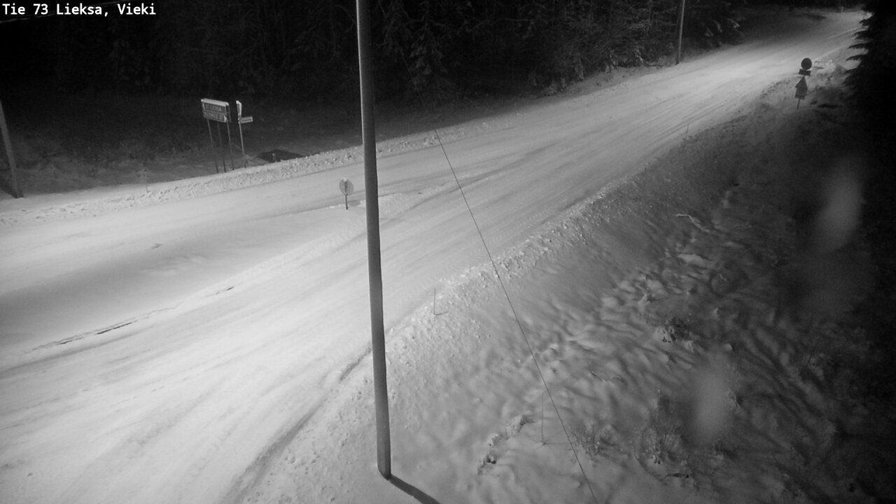 Weather Camera Image Väg 73 Lieksa, Vieki, Lieksa, Pohjois-Karjala