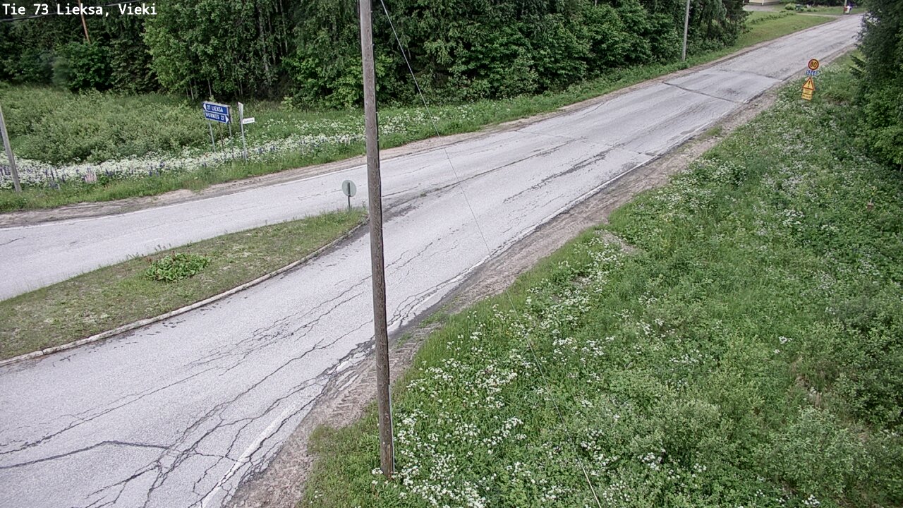 Kelikamerat Kuva Tie 73 Lieksa; Vieki, Lieksa, Pohjois-Karjala
