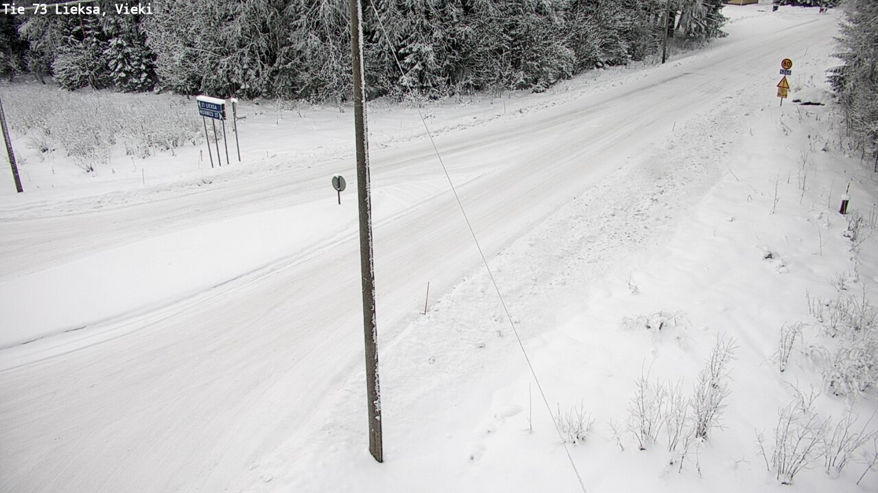 Kelikamerat Kuva Tie 73 Lieksa; Vieki, Lieksa, Pohjois-Karjala