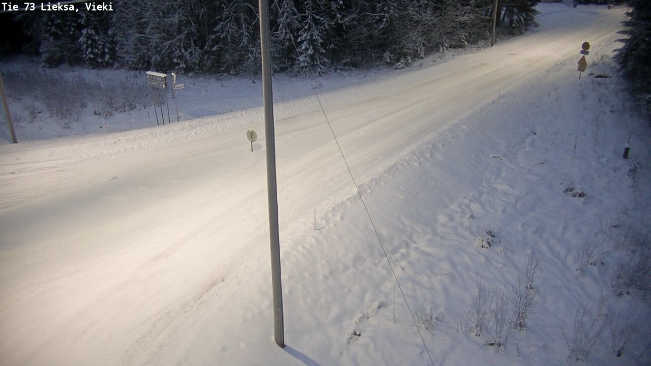 Kelikamerat Kuva Tie 73 Lieksa; Vieki, Lieksa, Pohjois-Karjala