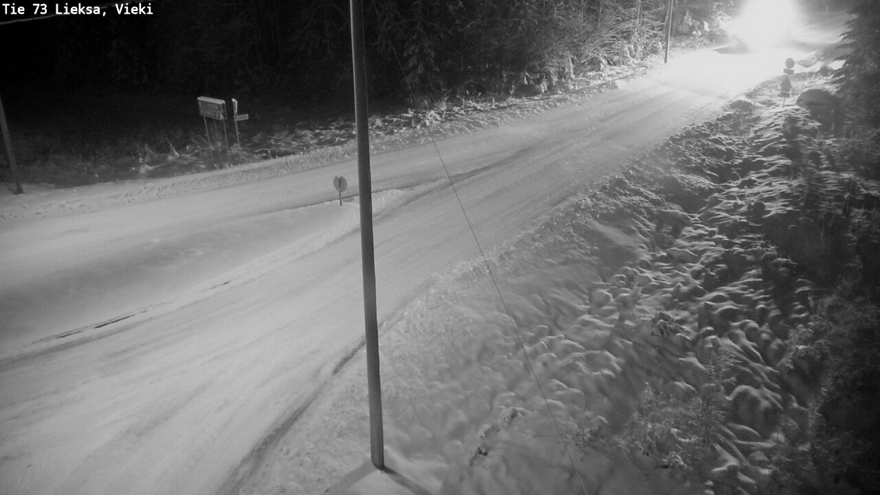 Weather Camera Image Väg 73 Lieksa, Vieki, Lieksa, Pohjois-Karjala
