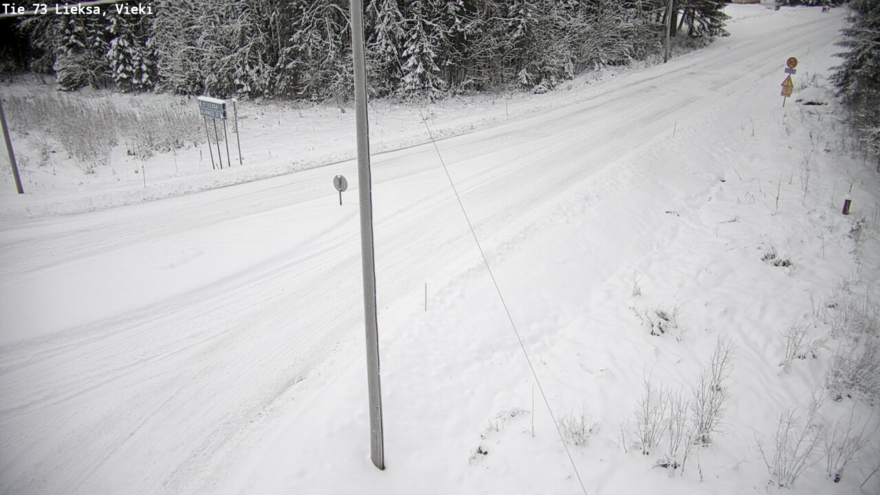 Kelikamerat Kuva Tie 73 Lieksa; Vieki, Lieksa, Pohjois-Karjala