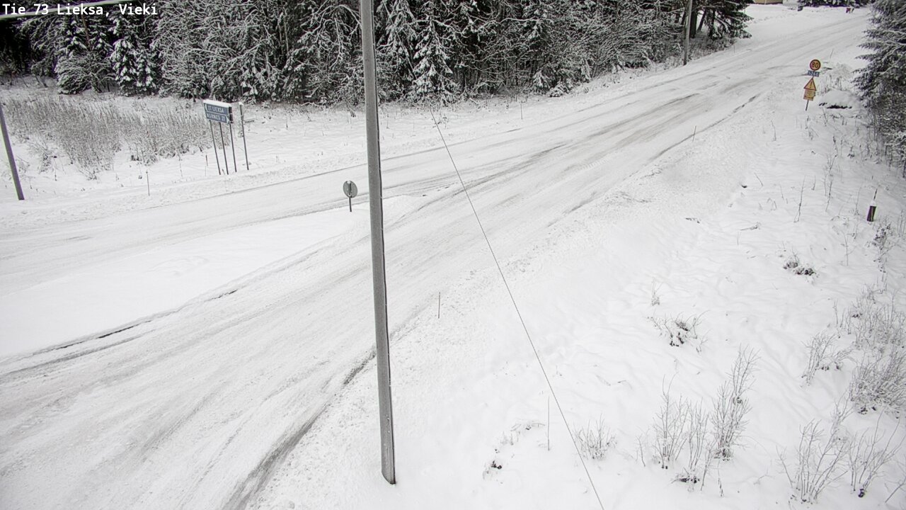 Kelikamerat Kuva Tie 73 Lieksa; Vieki, Lieksa, Pohjois-Karjala