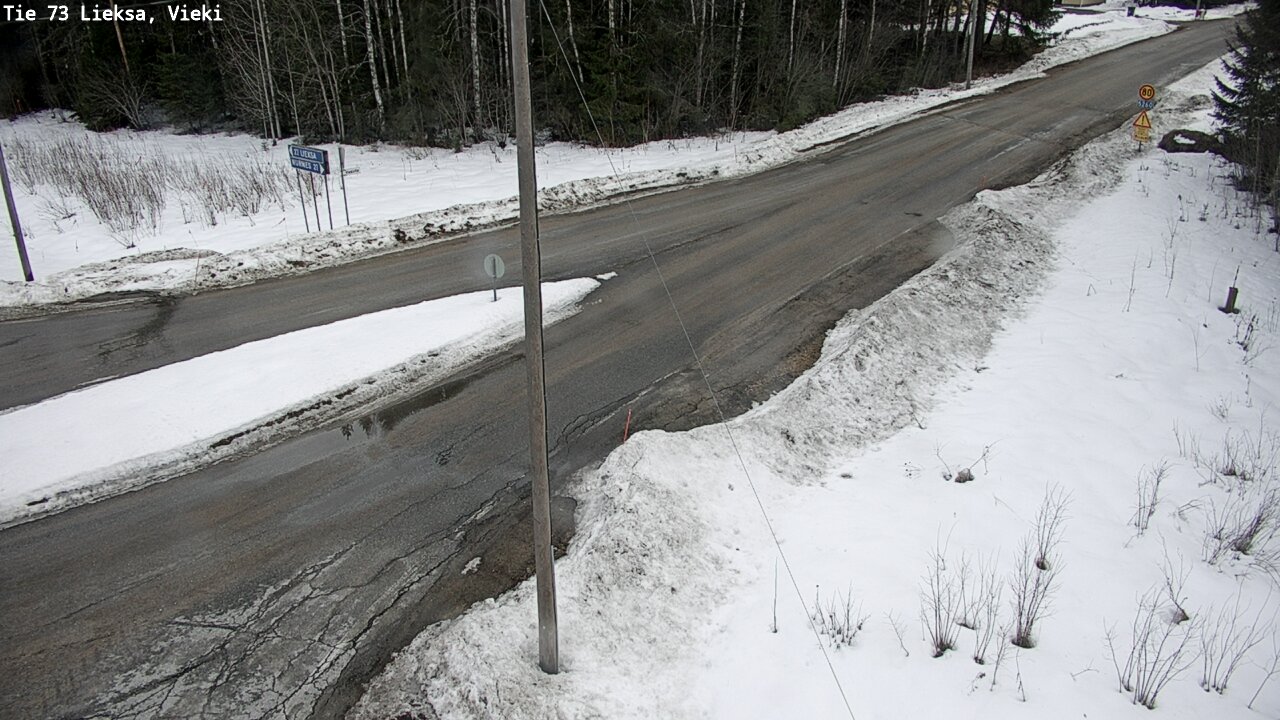 Kelikamerat Kuva Tie 73 Lieksa; Vieki, Lieksa, Pohjois-Karjala