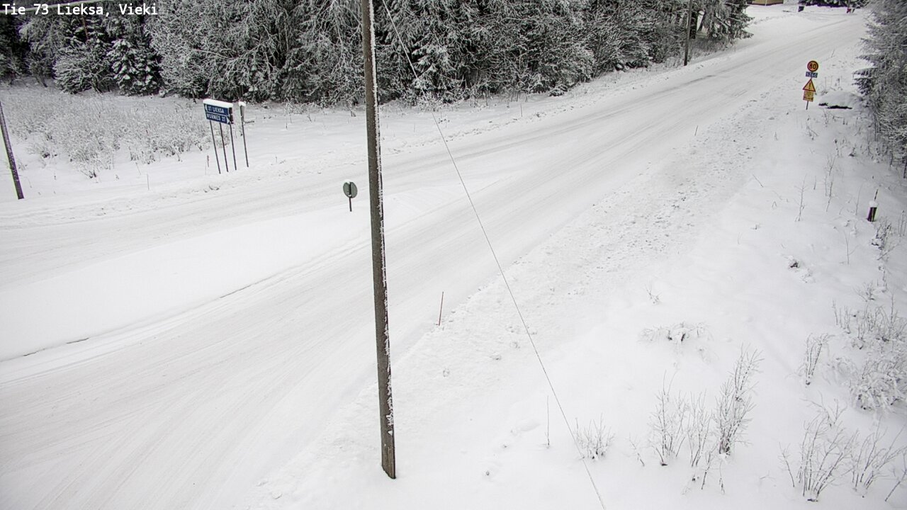 Weather Camera Image Väg 73 Lieksa, Vieki, Lieksa, Pohjois-Karjala