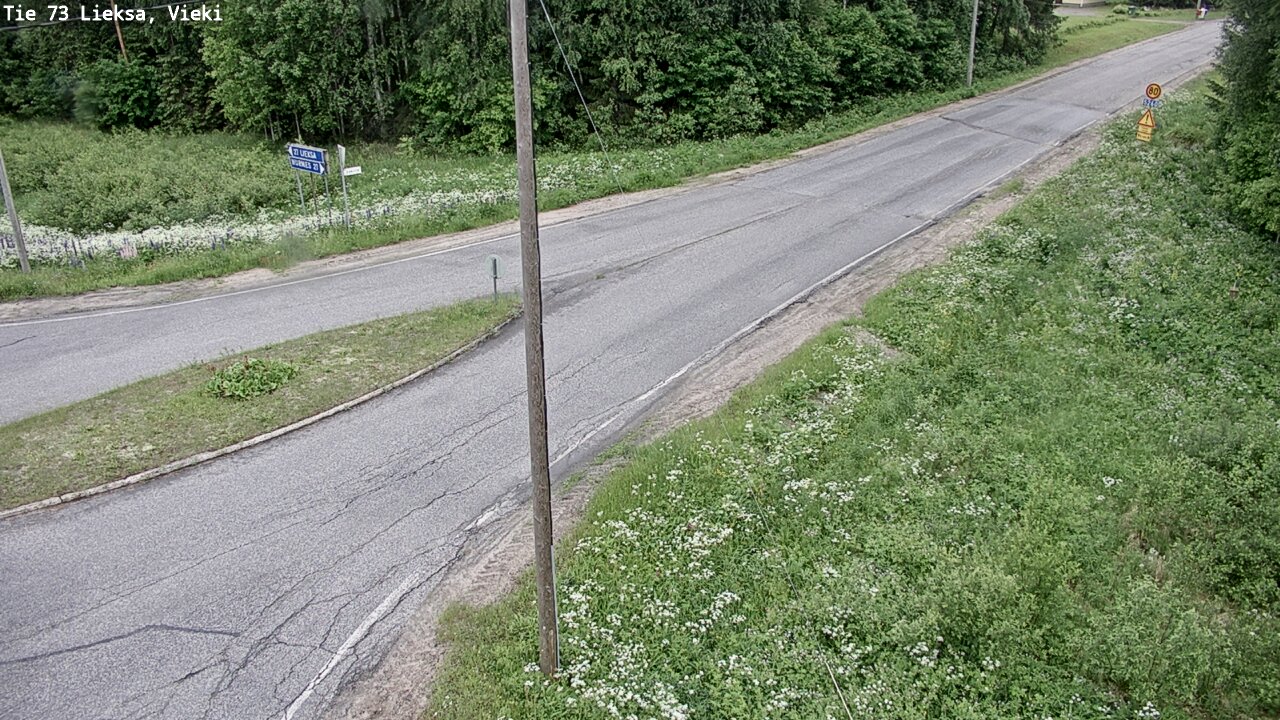 Kelikamerat Kuva Tie 73 Lieksa; Vieki, Lieksa, Pohjois-Karjala