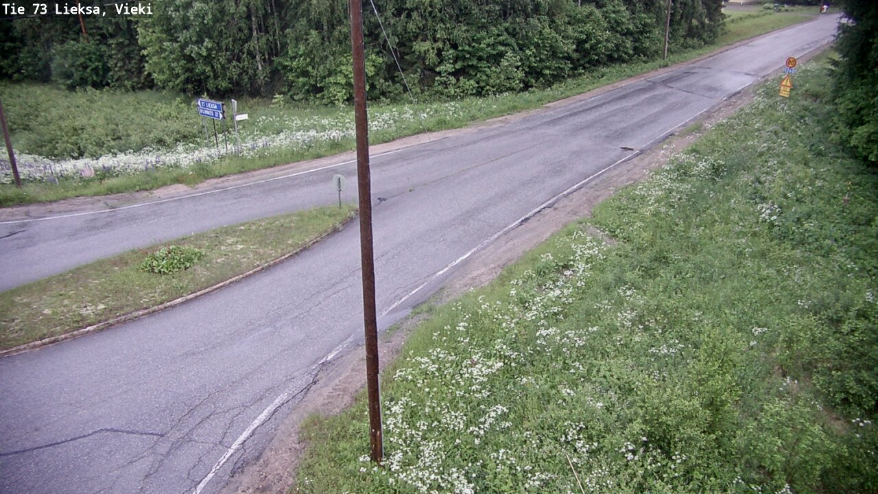 Kelikamerat Kuva Tie 73 Lieksa; Vieki, Lieksa, Pohjois-Karjala