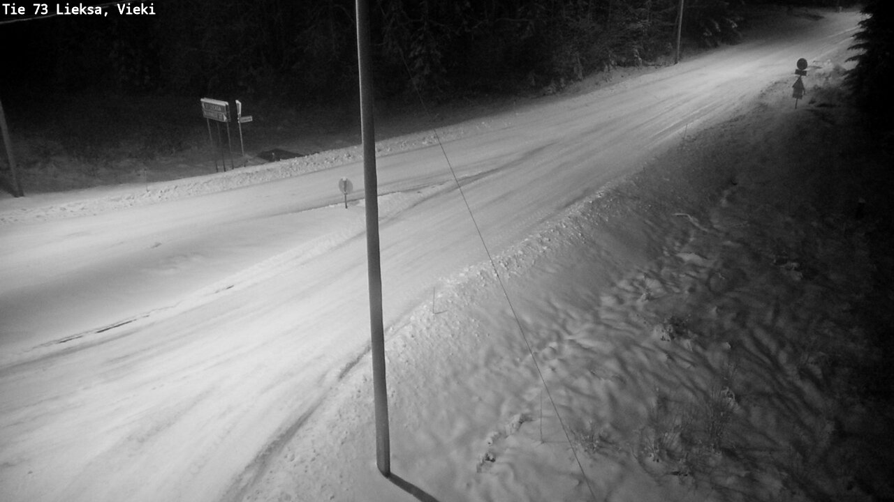 Weather Camera Image Väg 73 Lieksa, Vieki, Lieksa, Pohjois-Karjala