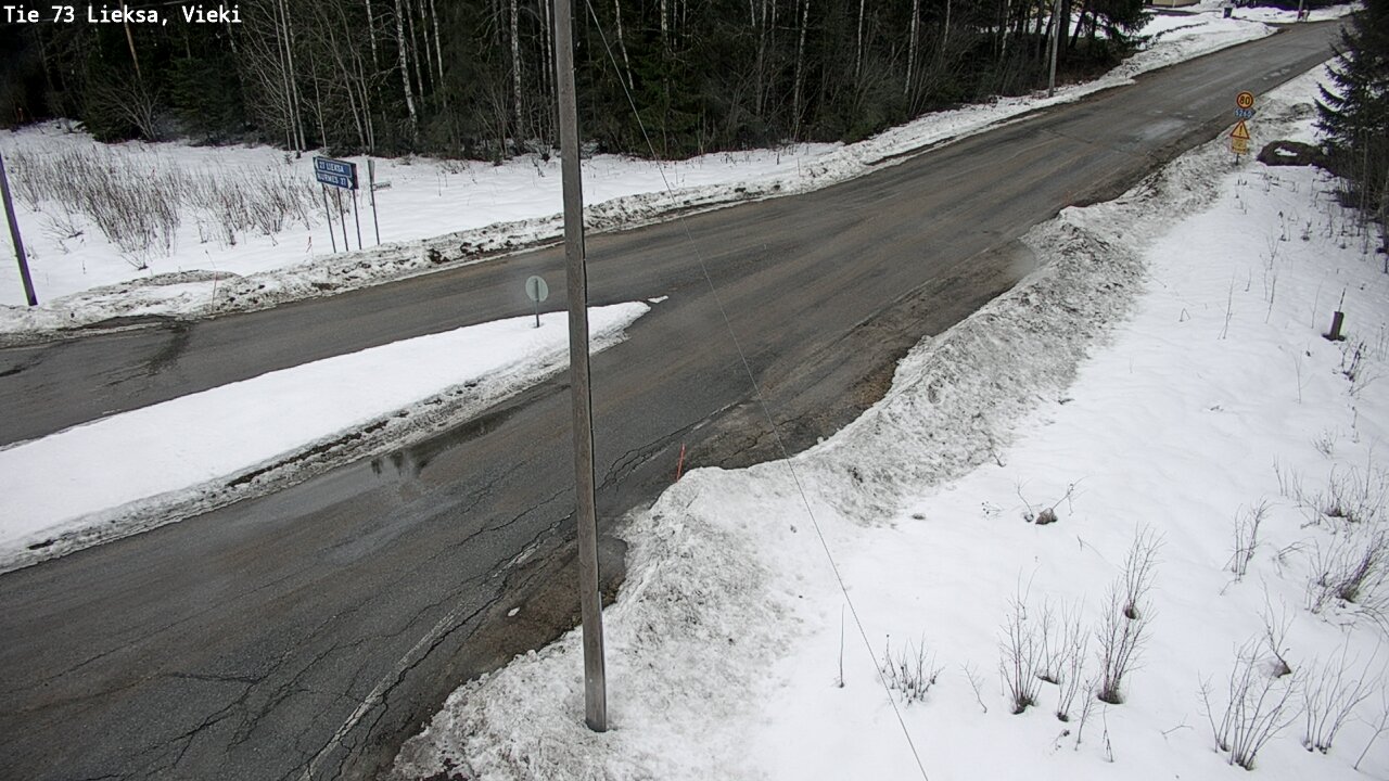 Kelikamerat Kuva Tie 73 Lieksa; Vieki, Lieksa, Pohjois-Karjala