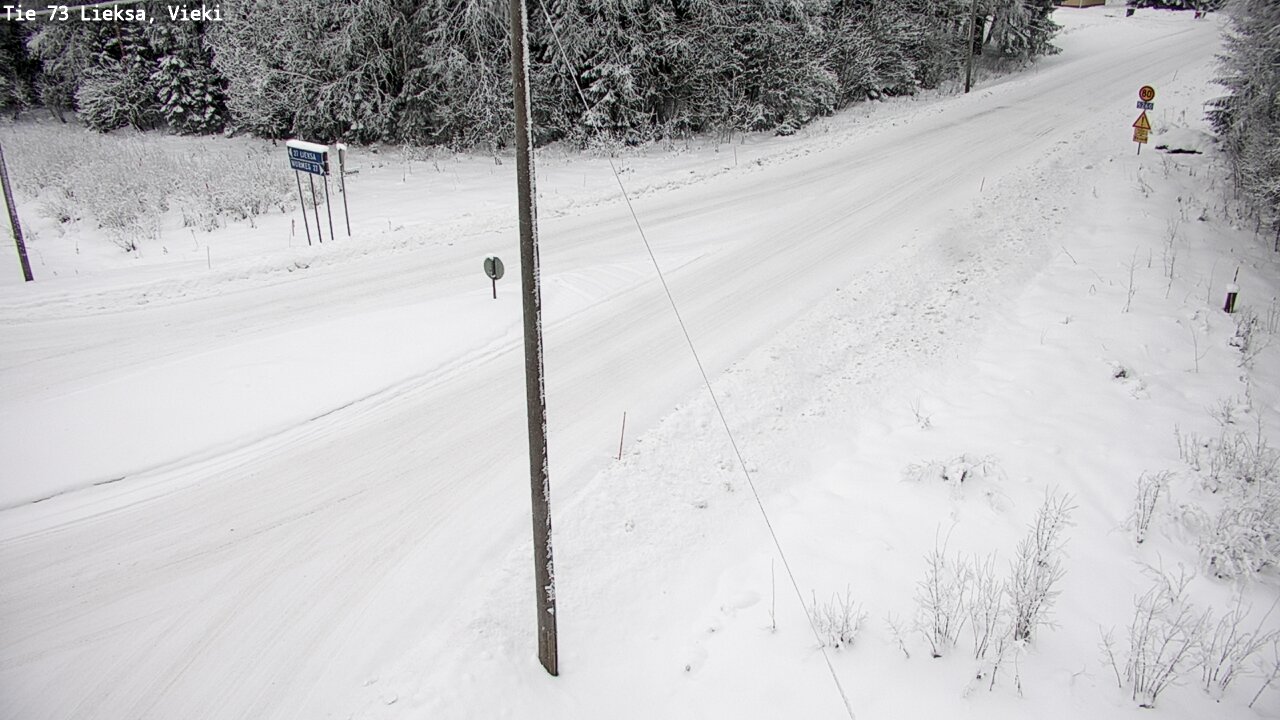 Kelikamerat Kuva Tie 73 Lieksa; Vieki, Lieksa, Pohjois-Karjala