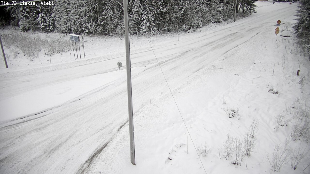 Kelikamerat Kuva Tie 73 Lieksa; Vieki, Lieksa, Pohjois-Karjala