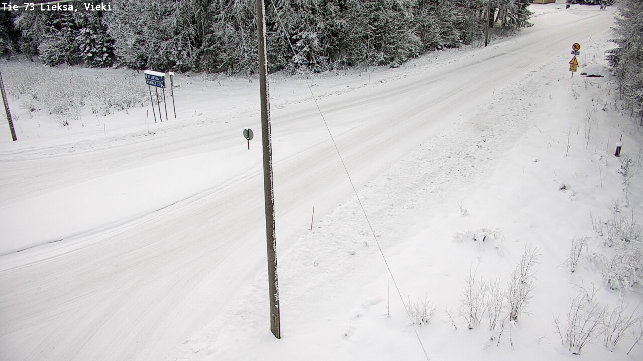 Weather Camera Image Väg 73 Lieksa, Vieki, Lieksa, Pohjois-Karjala