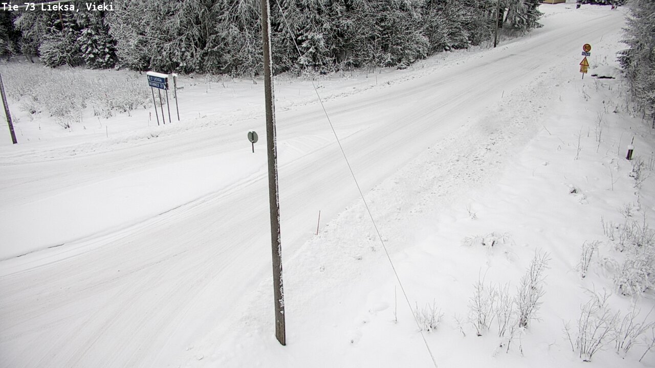 Weather Camera Image Road 73 Lieksa, Vieki, Lieksa, Pohjois-Karjala