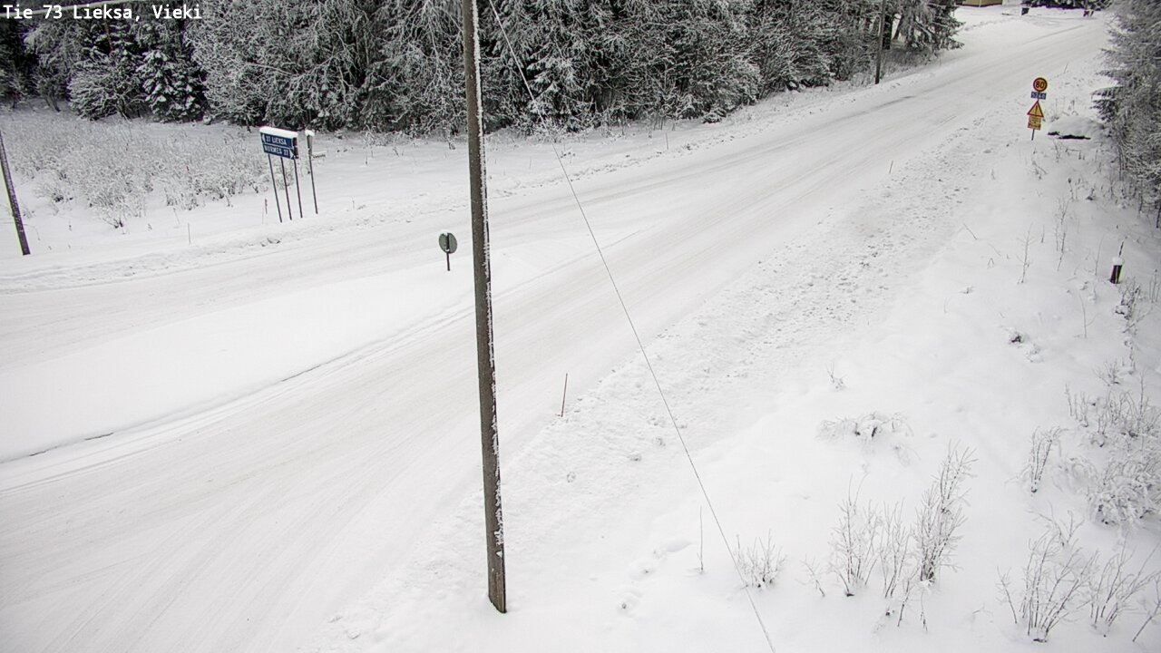 Weather Camera Image Väg 73 Lieksa, Vieki, Lieksa, Pohjois-Karjala