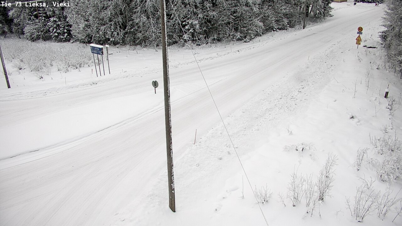 Weather Camera Image Road 73 Lieksa, Vieki, Lieksa, Pohjois-Karjala