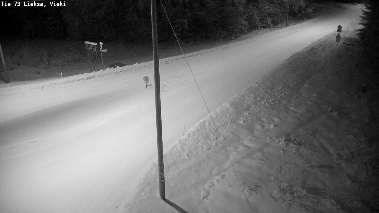 Kelikamerat Kuva Tie 73 Lieksa; Vieki, Lieksa, Pohjois-Karjala