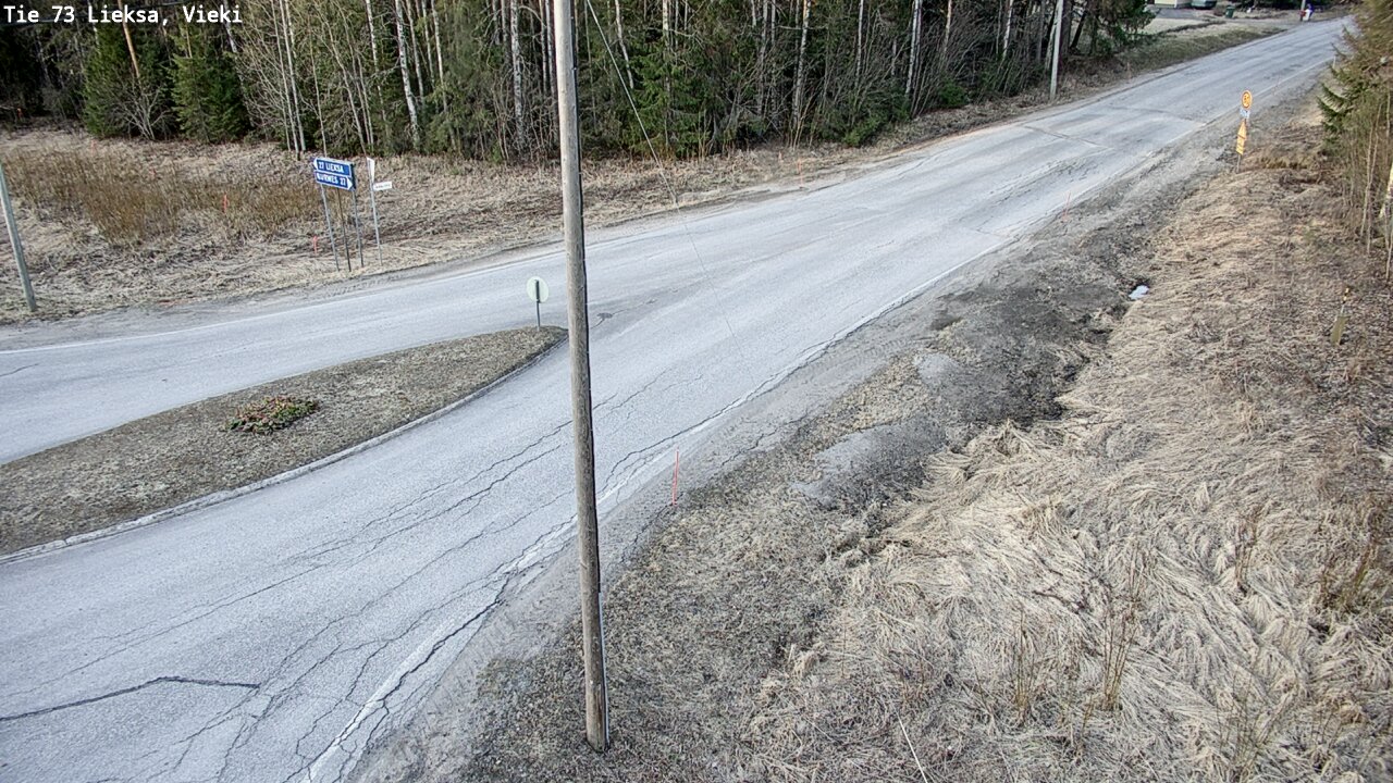 Kelikamerat Kuva Tie 73 Lieksa; Vieki, Lieksa, Pohjois-Karjala