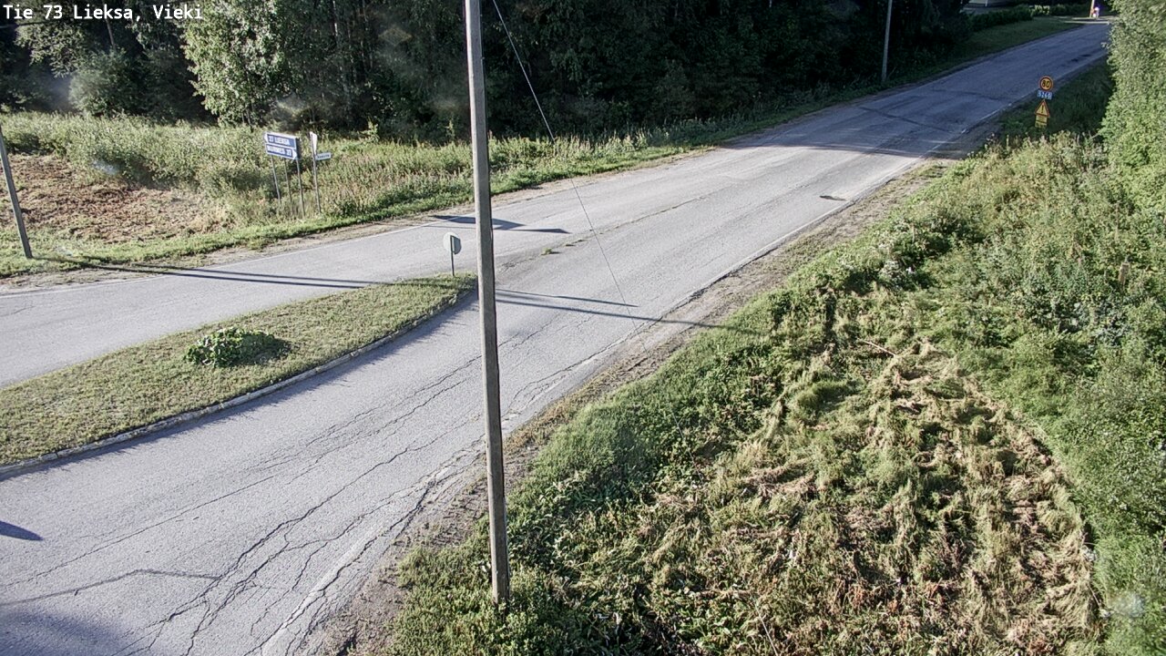 Kelikamerat Kuva Tie 73 Lieksa; Vieki, Lieksa, Pohjois-Karjala