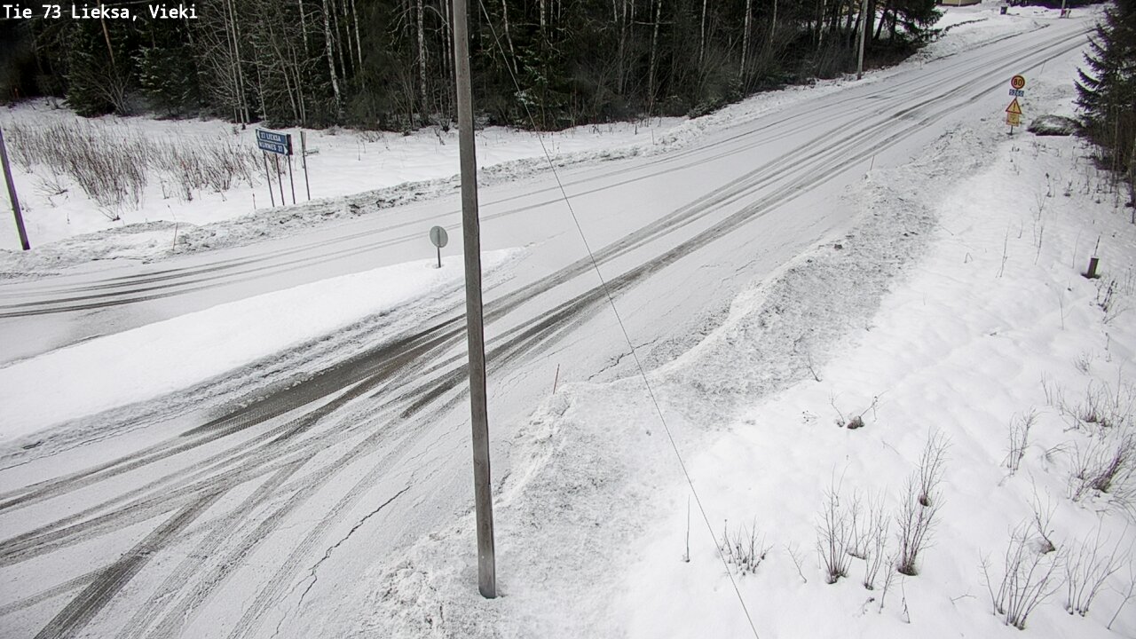 Kelikamerat Kuva Tie 73 Lieksa; Vieki, Lieksa, Pohjois-Karjala